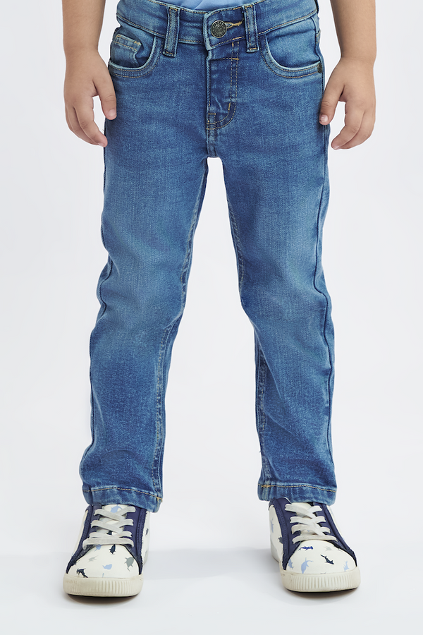 Light Blue Denim Jeans for Kids | Leaf Clothing