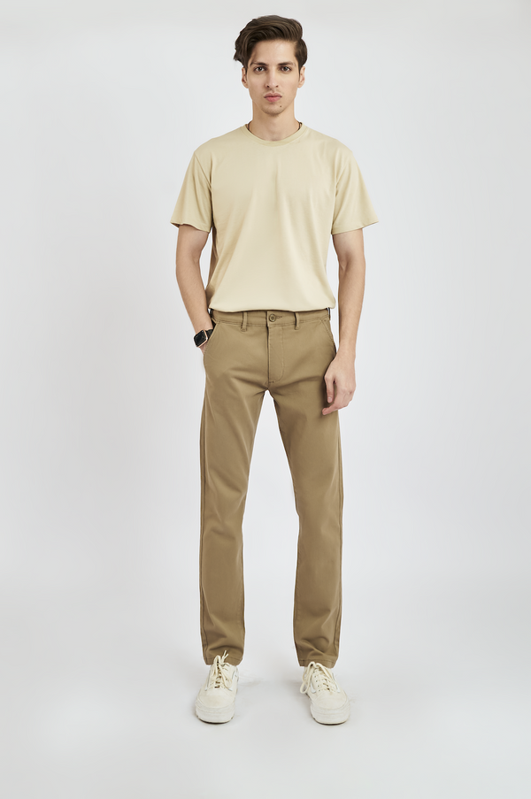 Beige Chino | Leaf Clothing