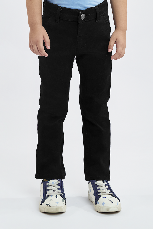 Black Chino for kids | Leaf Clothing