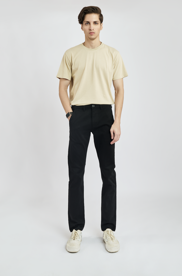 Black Chino | Leaf Clothing