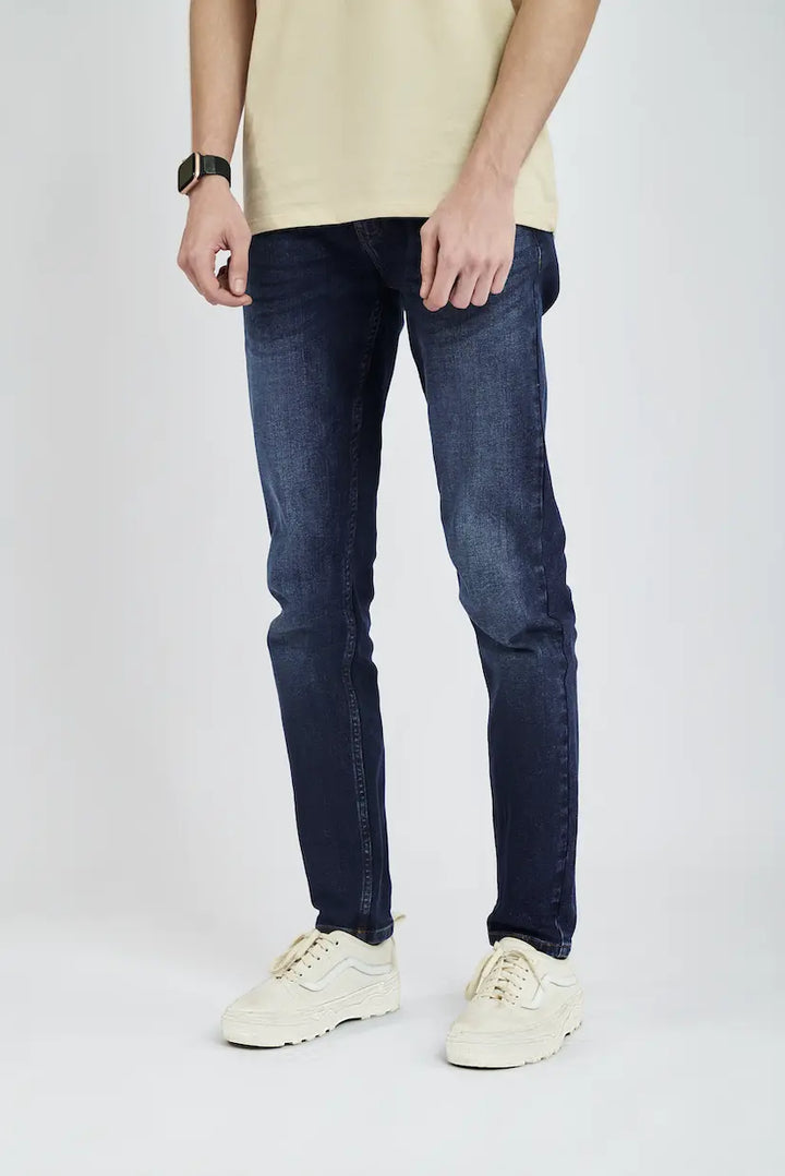 Dark Blue Demin Jeans | Leaf Clothing Leaf