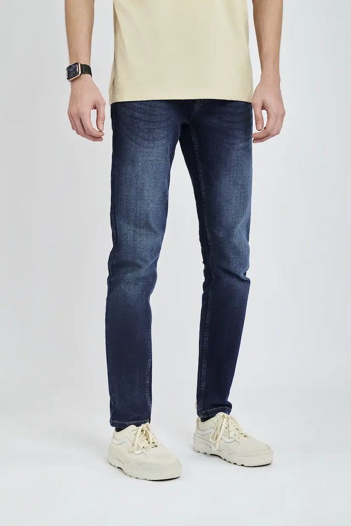 Dark Blue Demin Jeans | Leaf Clothing Leaf