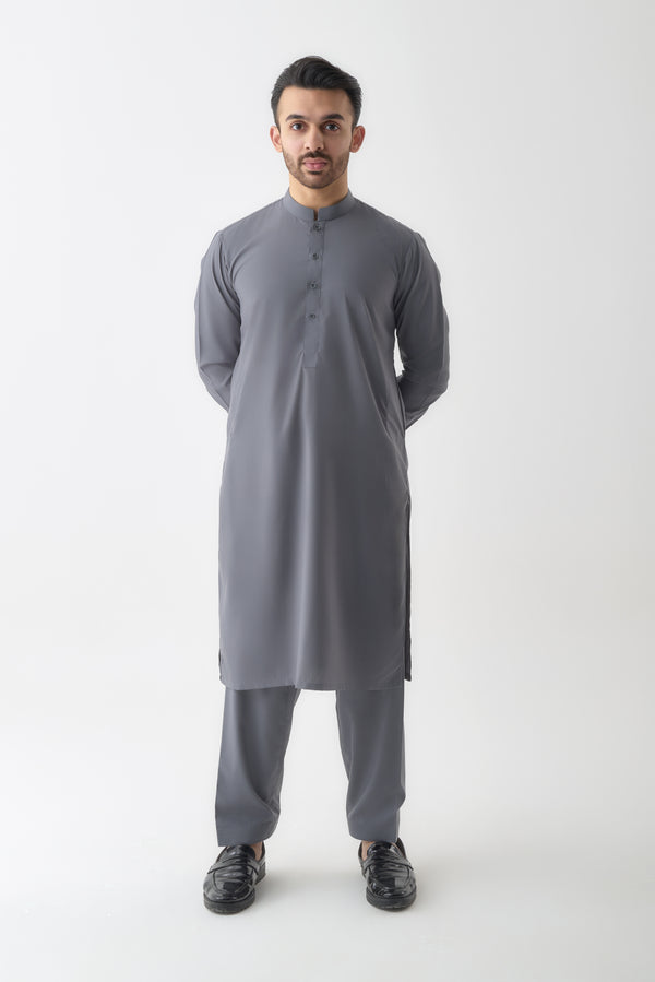 Stylish Grey Shalwar Kameez | Leaf Clothing's Contemporary Pakistani Attire