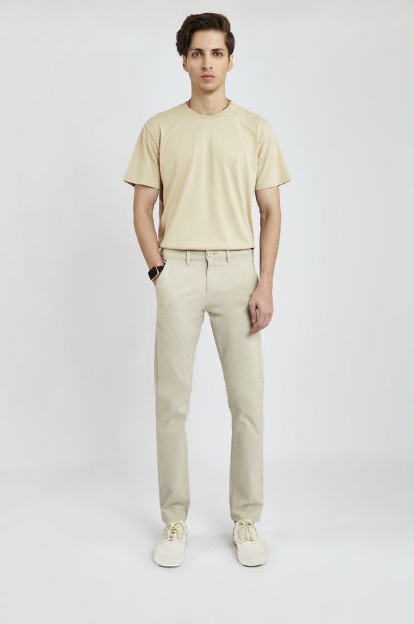 Light Khaki Chino | Leaf Clothing