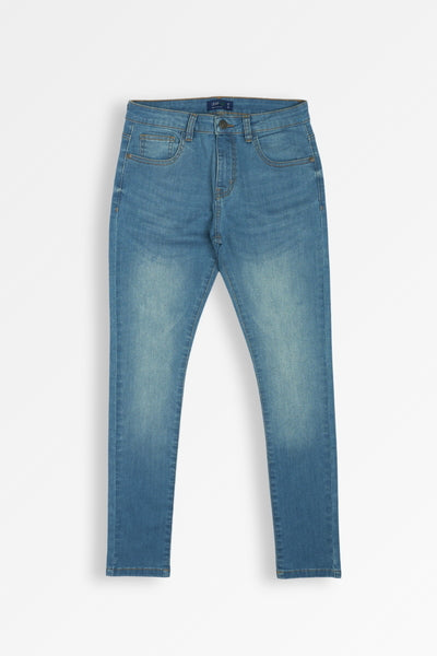 Light Blue Skinny Denim Pant | Leaf Clothing