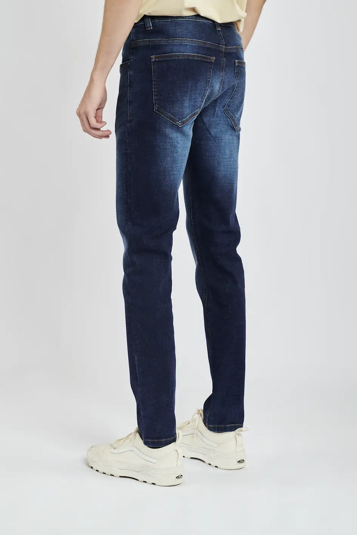 Ultra Stretch Dark Blue Denim Jeans | Leaf Clothing leafclothingpk