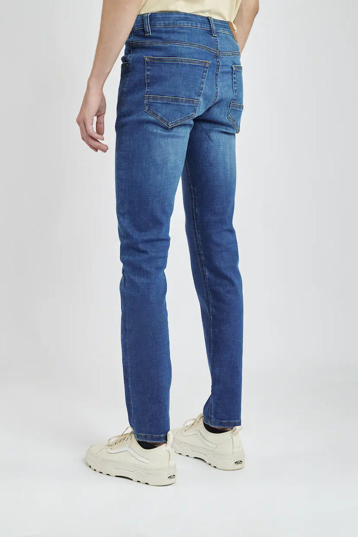 Ultra Stretch Medium Blue Denim Jeans | Leaf Clothing leafclothingpk